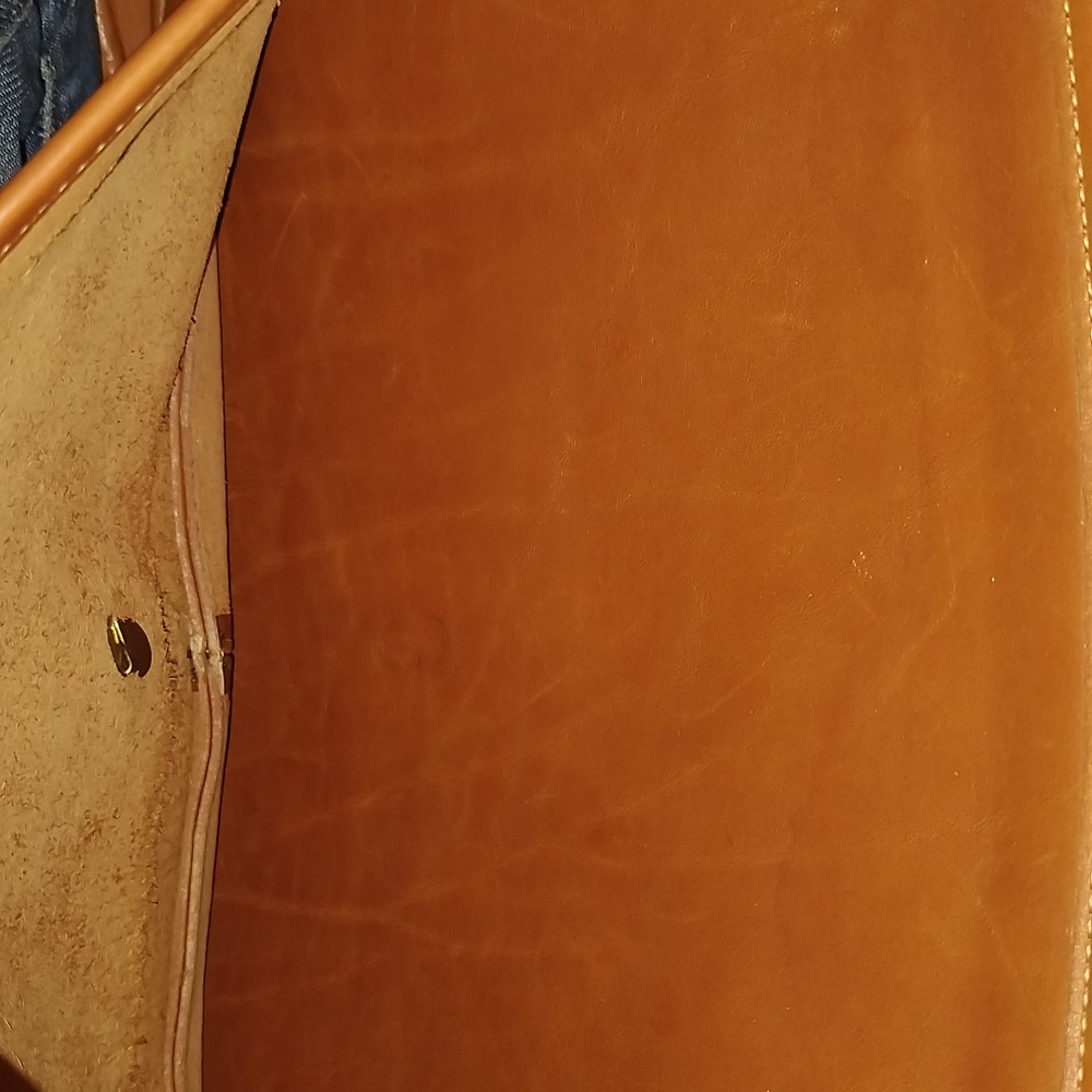 EUC Vintage Coach Brown 100% Cowhide Leather Messenger Bag Briefcase MADE IN USA - Picture 5 of 7
